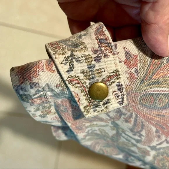 Anthropologie Paisley Denim Jumpsuit - Picture 4 of 5